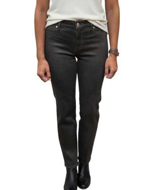 7 For All Mankind Straight Fit Jeans - Black