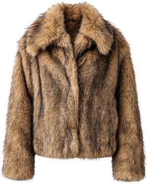 BOSS Jassen ,Polyester Cefura Imitatiebontjas - Bruin