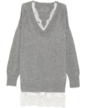 Ermanno Scervino Knitted Dresses - Grey