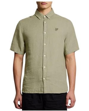 Lyle & Scott Short Sleeve Shirts - Verde