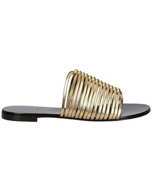 Giuseppe Zanotti Nuvoroll Slide - Mettallic
