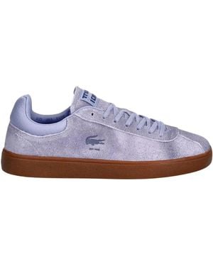 Lacoste Baseshot Suède Sneakers - Blauw