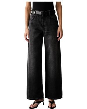 Liu Jo Wide Jeans - Negro