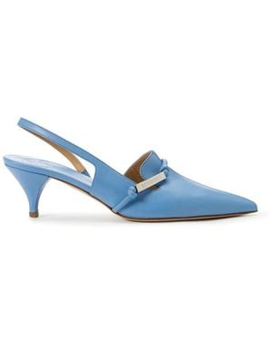 Iceberg Sandalen Mit Spitz Zulaufender Zehenpartie Und Riemchen - Blau