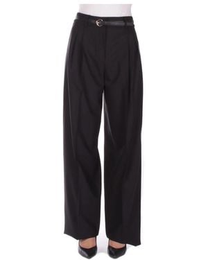 Max Mara Wide Broeken - Zwart
