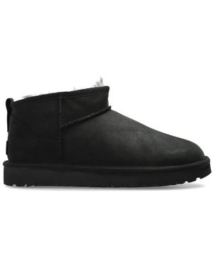 UGG Schoenen ,Zwart ,Wol Classic Ultra Mini Nubuck
