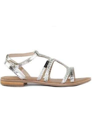 Les Tropeziennes Flat Sandals - Metallic