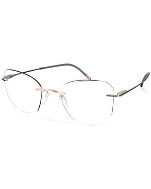 Silhouette Glasses - Metallic