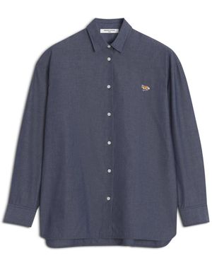 Maison Kitsuné Shirts - Blauw
