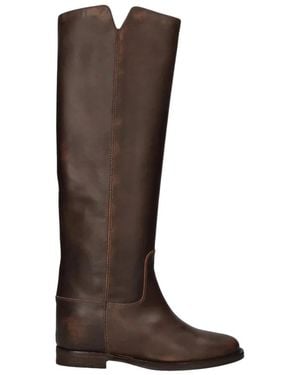 Via Roma 15 High Boots - Brown