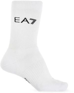 EA7 Socks - White