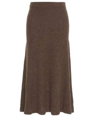 Kaos Midi Skirts - Bruin