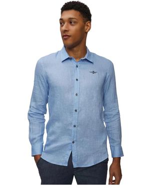 Aeronautica Militare Casual Shirts - Azul