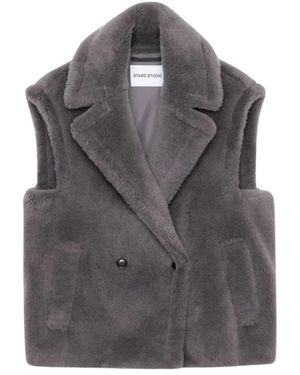 Stand Studio Waistcoats - Grey