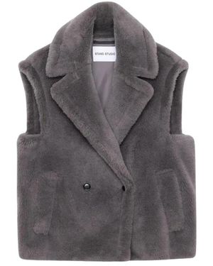 Stand Studio Waistcoats - Grey