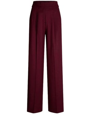 Windsor. Broeken ,Bruin ,Dh 533H Wijde Broek - Rood