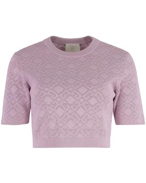 Givenchy Round-Neck Knitwear - Morado