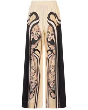 La DoubleJ Wide Trousers - Natural