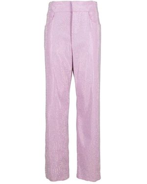 GIUSEPPE DI MORABITO Straight Trousers - Purple