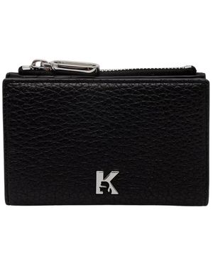 KARL LAGERFELD Accessoires ,Zwart ,Leer Jeans Portemonnee