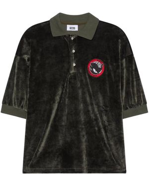 Gcds Kittho Patch Cropped Polo - Schwarz