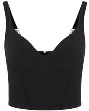 Elisabetta Franchi Sleeveless Tops - Black