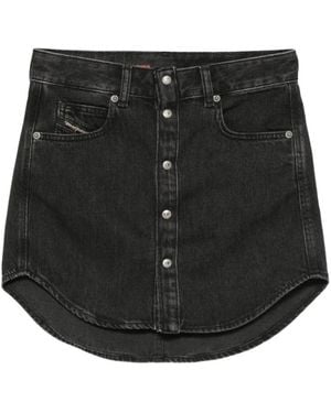 DIESEL Denim Skirts - Black