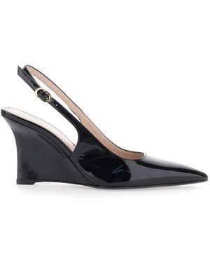 Stuart Weitzman Vinnie Sling Wedge 85 - Blauw