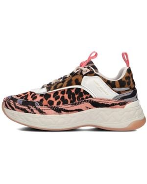 Kurt Geiger Orange wildleder chunky sohle sneakers - Braun