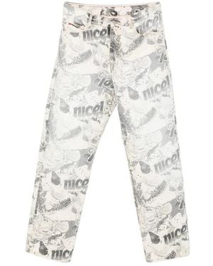 Martine Rose Straight Jeans - Blanco