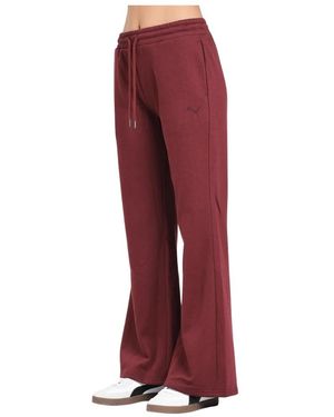PUMA Wide Trousers - Rosso
