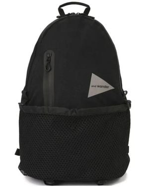 and wander Backpacks - Black
