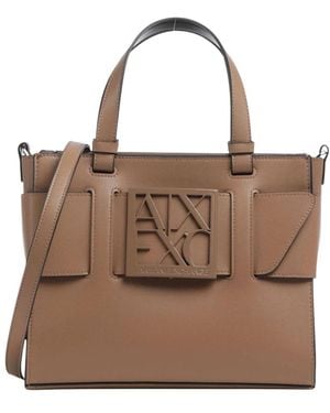 ARMANI EXCHANGE Tote Bags - Marrone