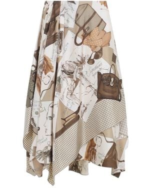 Ralph Lauren Midi Skirts - Natural