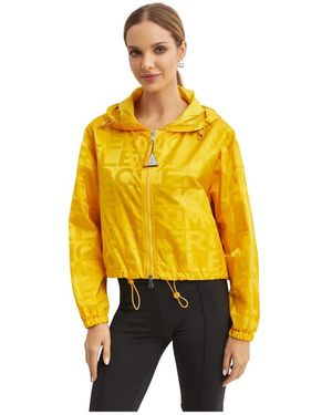 Moncler Vernant Monogrammed Jacket - Geel