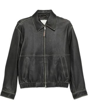 DUNST Leather Jackets - Black