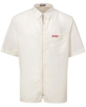 Dior Short Sleeve Shirts - White