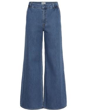 Part Two Wide Jeans - Blau