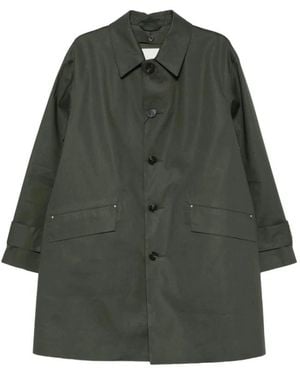 Mackintosh Single-Breasted Coats - Green