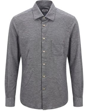 Kiton Overhemden ,Grijs ,Katoen Nerano Overhemd