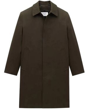 Saint Laurent Single-Breasted Coats - Green