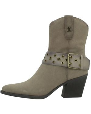 Carmela Heeled Boots - Verde