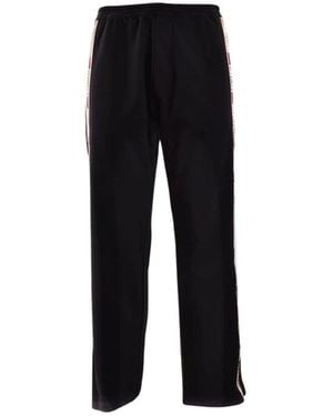 DSquared² Broeken ,Zwart ,Katoen Rechtvallende Broek Van Katoen-Polyester Blend