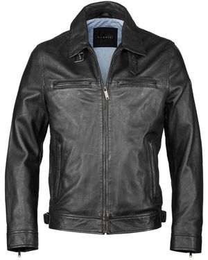 Bugatti Klassische Lederjacke Casimiro - Schwarz