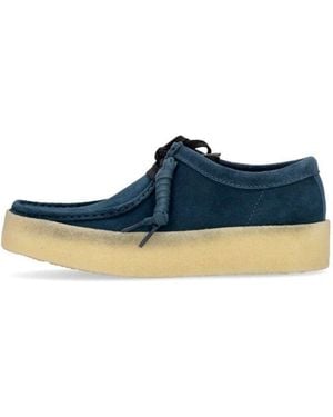 Clarks Laced Shoes - Blue