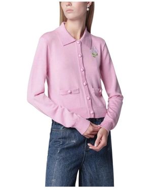 Self-Portrait Cardigans - Morado