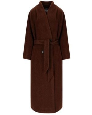 Marella Belted Coats - Marrón