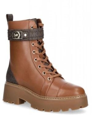 Michael Kors Lace-Up Boots - Bruin