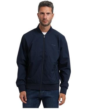 Calvin Klein Matte Bomberjack - Blauw