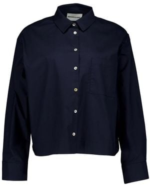 Femmes du Sud Dunkelblaue Amedee Bluse Bs-0019